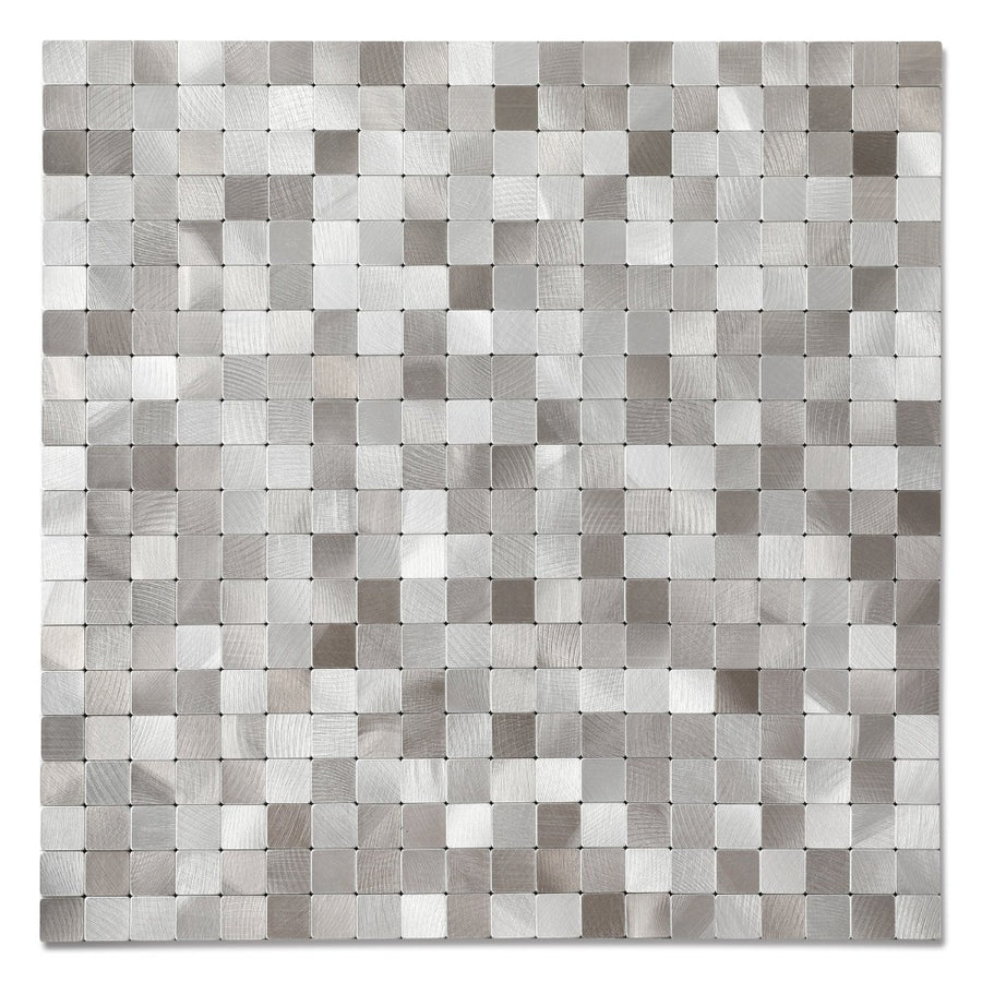 Silver Mosaic Stainless Steel Backsplash