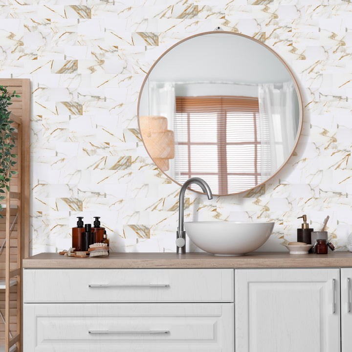 peel and stick tiles for bathroom