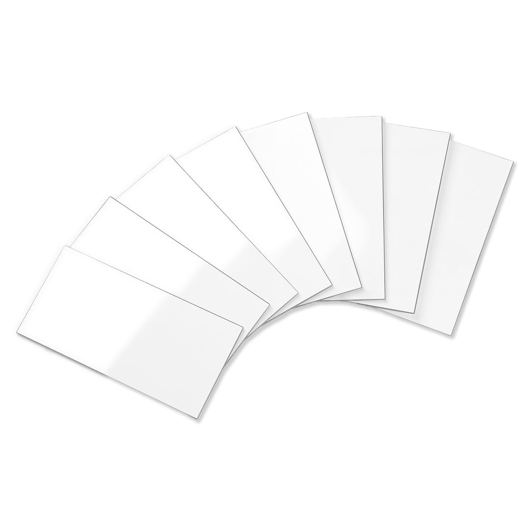 Polished Marble White Peel and Stick Backsplash