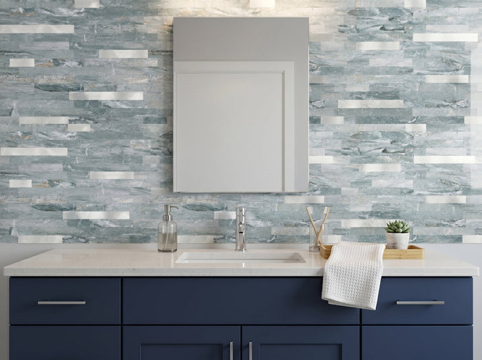 peel and stick bathroom tiles