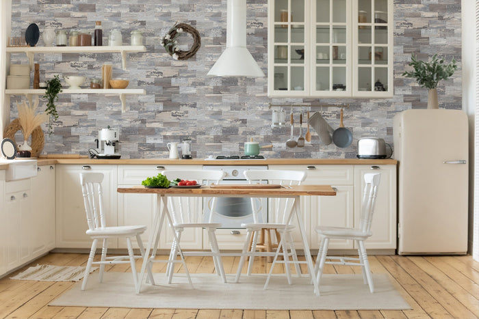 self-adhesive brick tiles for kitchen