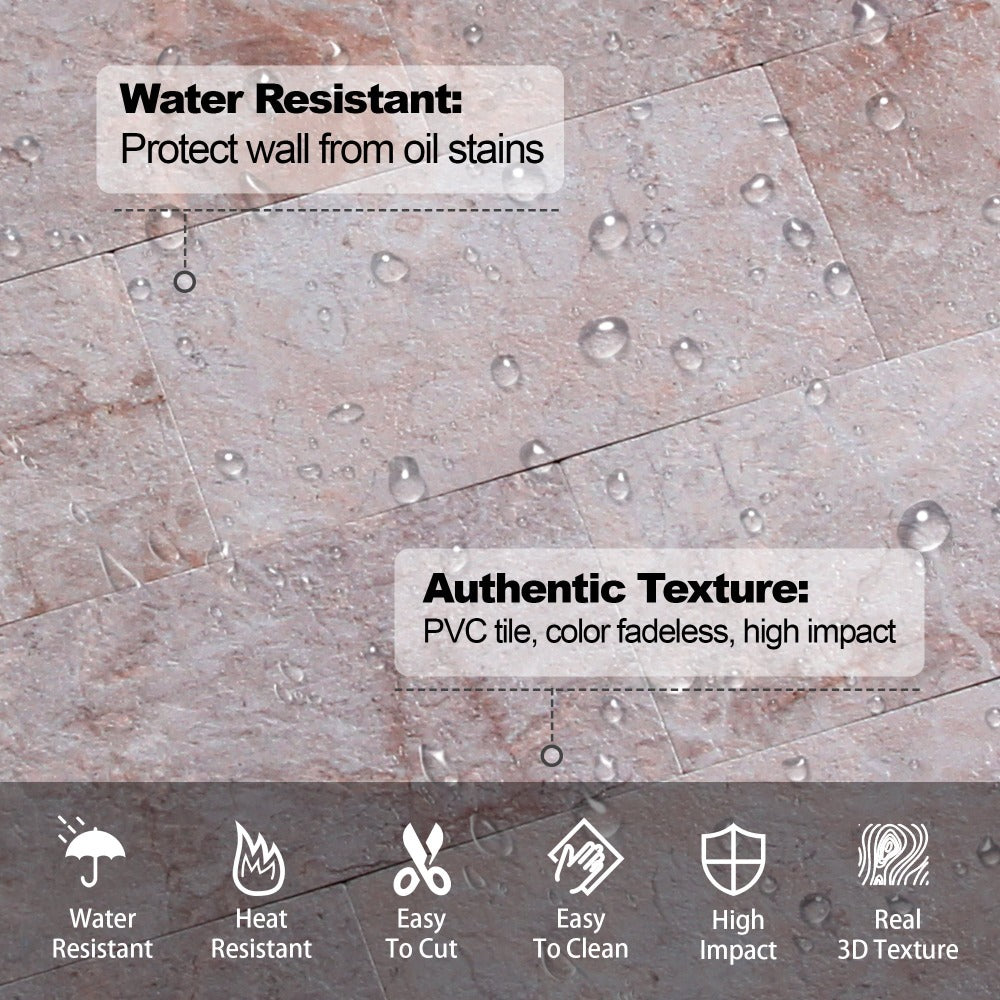 water resistant & authentic texture