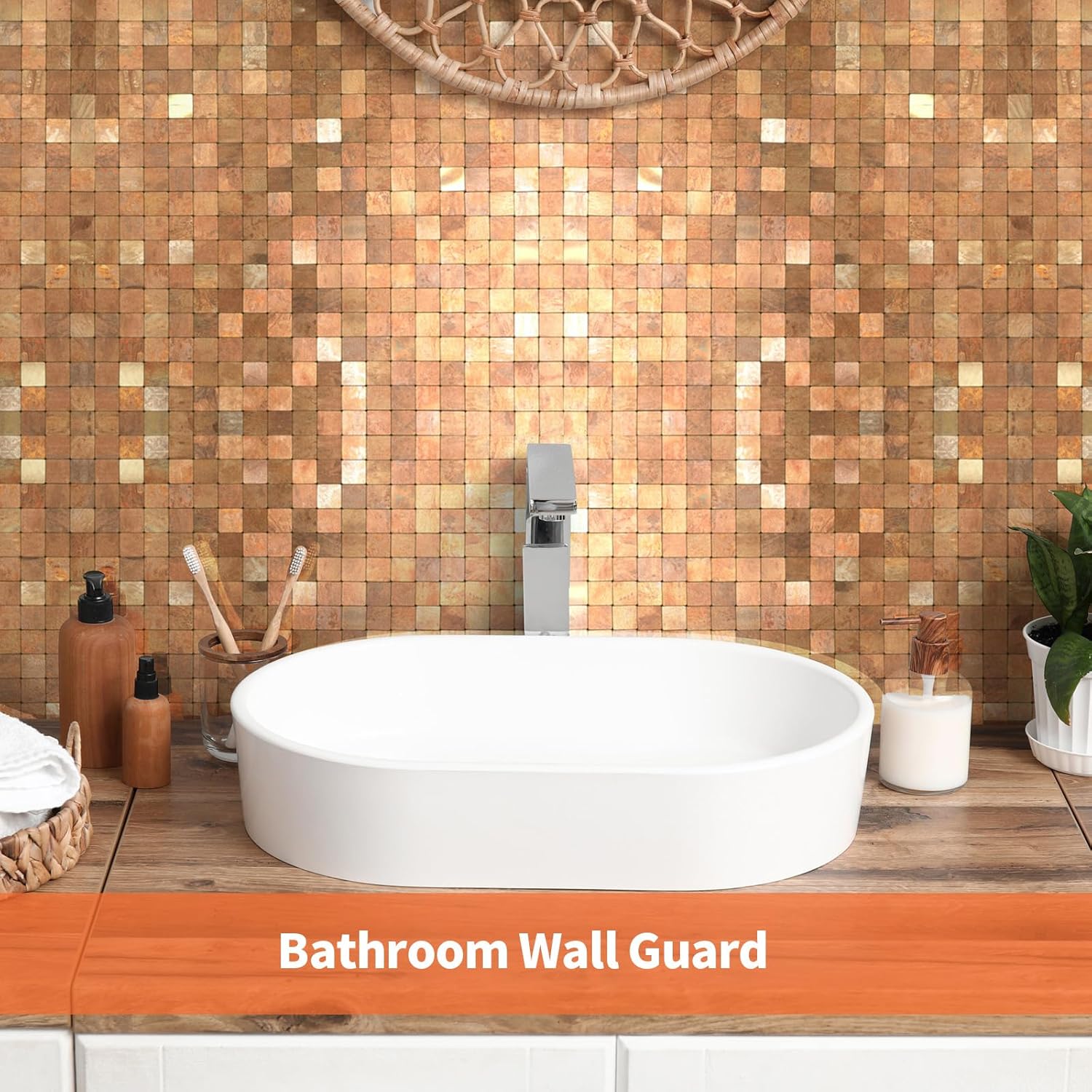 peel and stick tile for bathroom