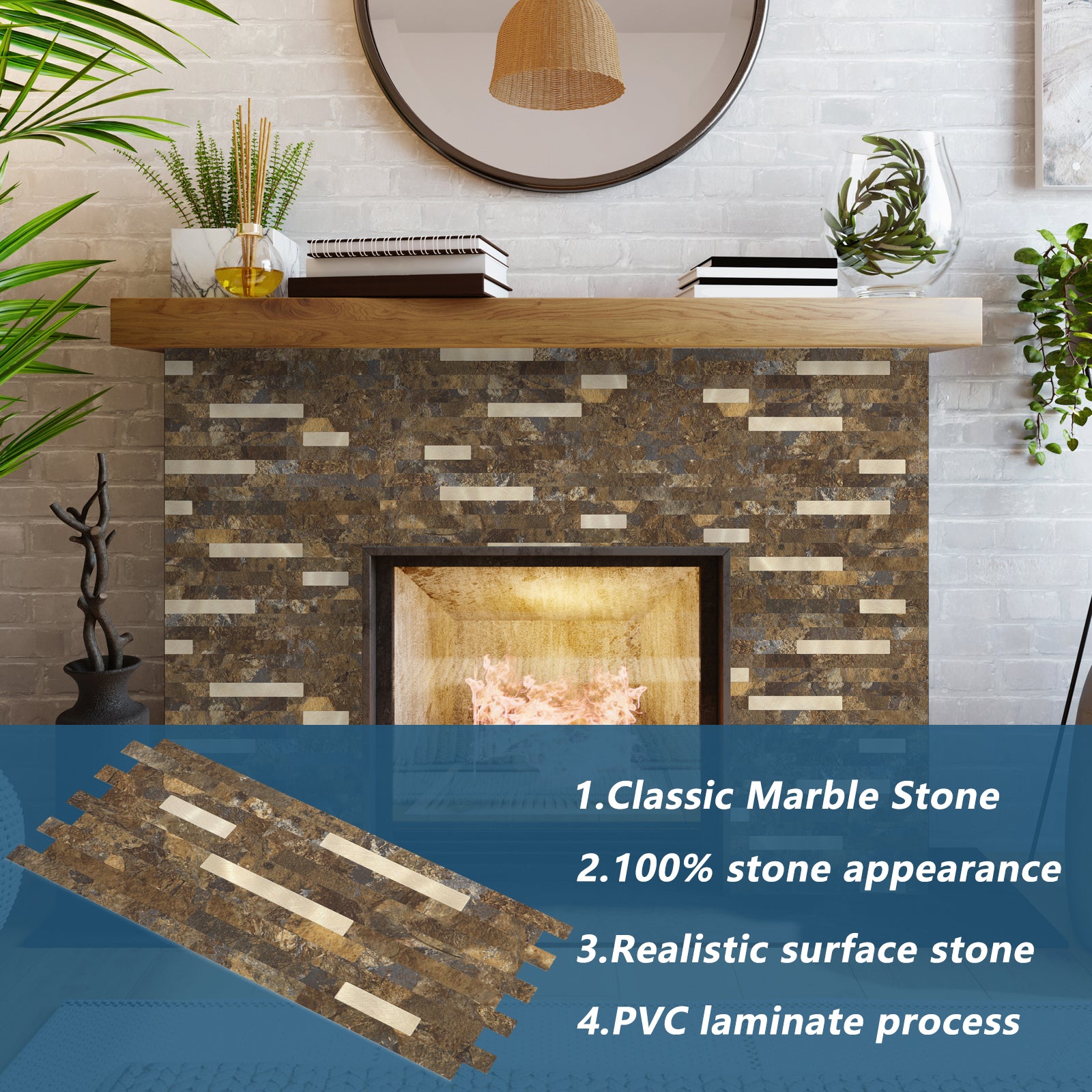 The influence of the implementation in the fireplace