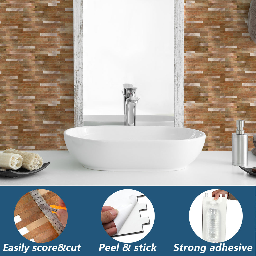 peel and stick tile for bathroom