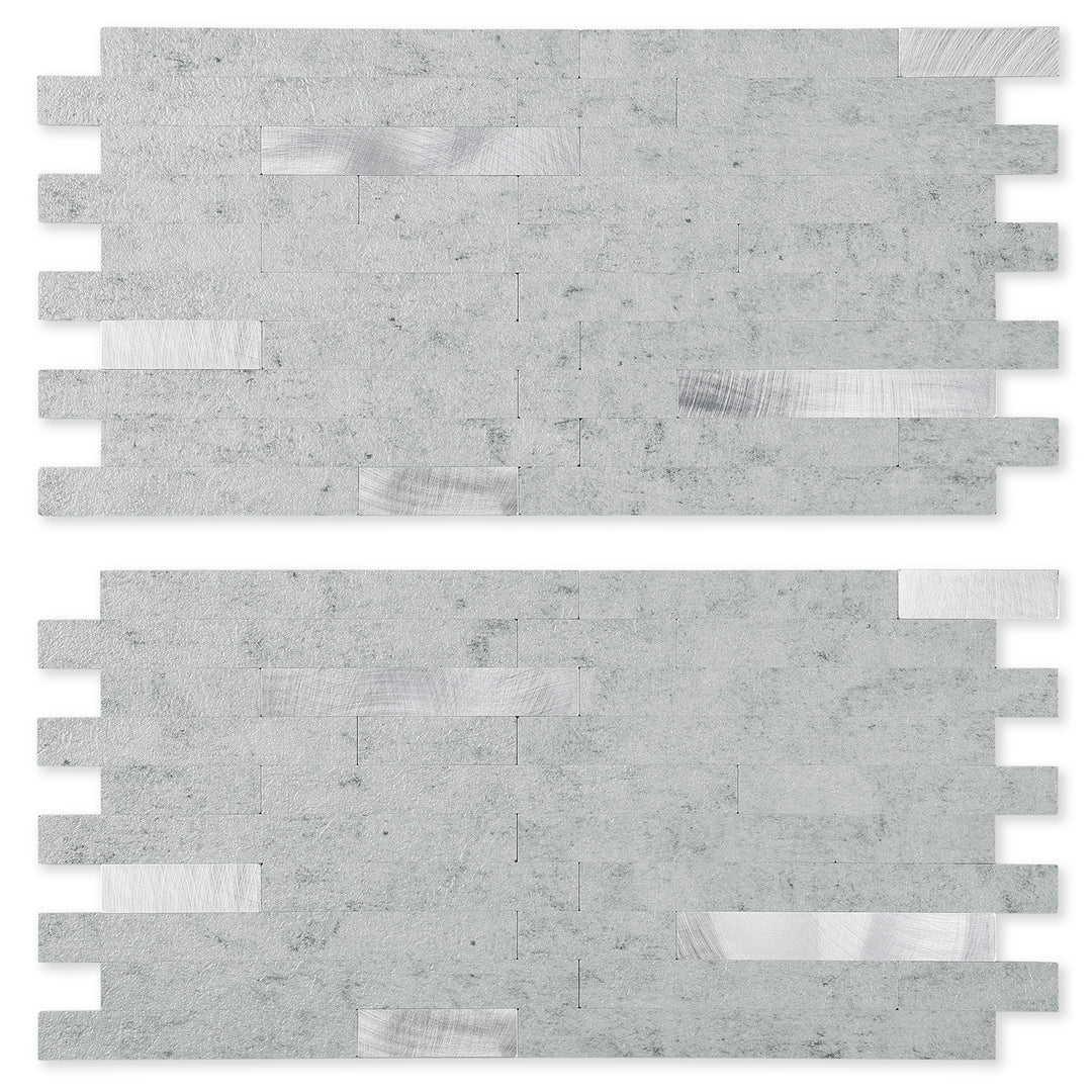 Cave Gray Stone Backsplash Tile