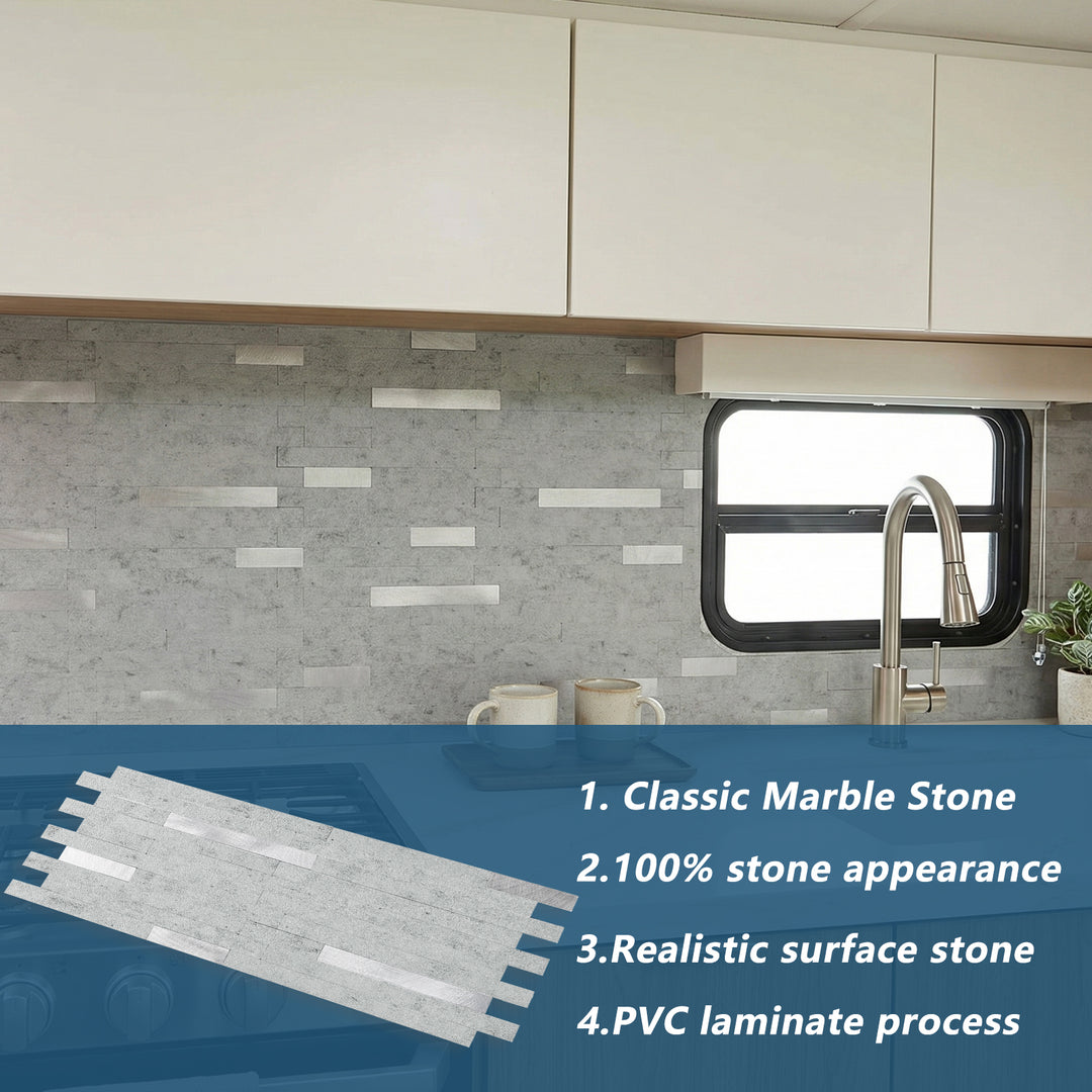 peel and stick tile for a camper