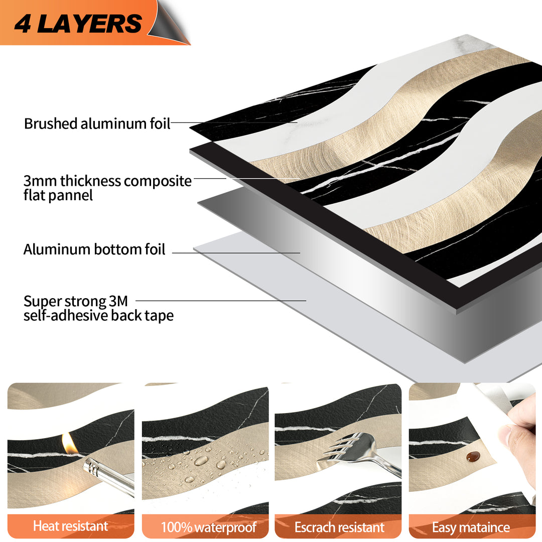 peel and stick tile layers