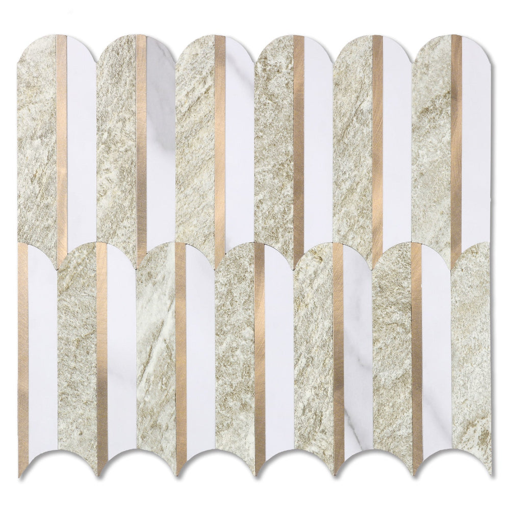 peel and stick fish scale tile