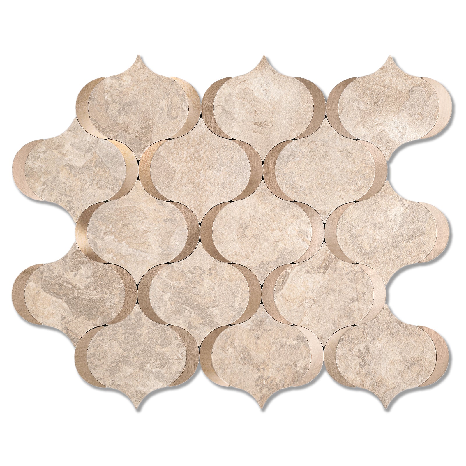 beige peel and stick lantern tiles
