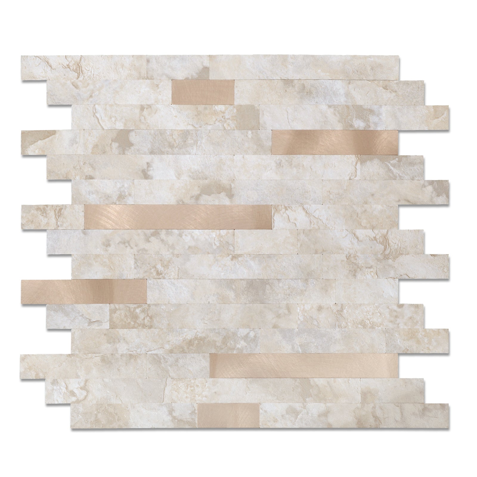 beige ecru peel and stick tile