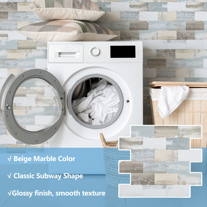 peel and stick tile for laundry room