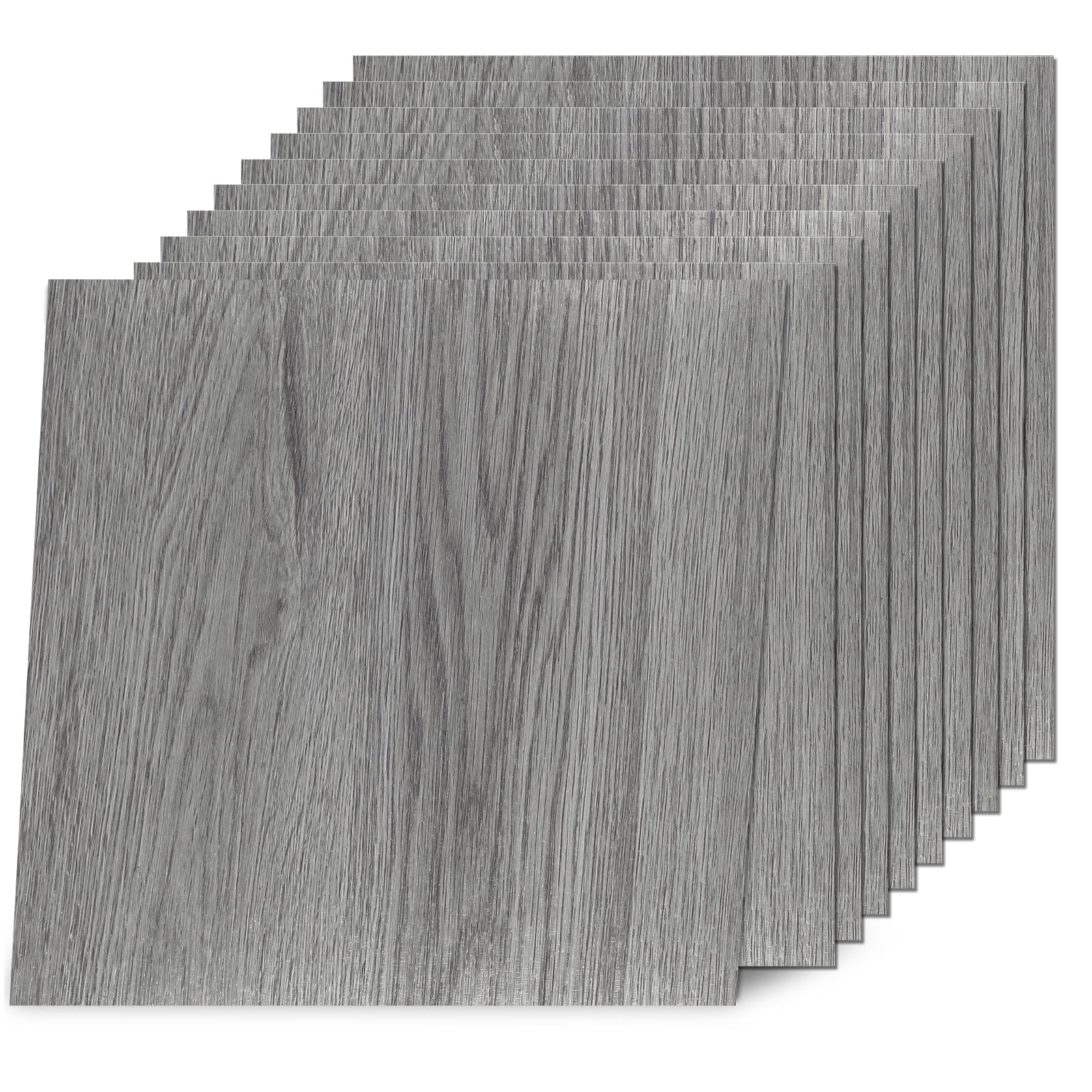 Grey Ash Peel and Stick Floor Tile Vinyl Flooring Tiles