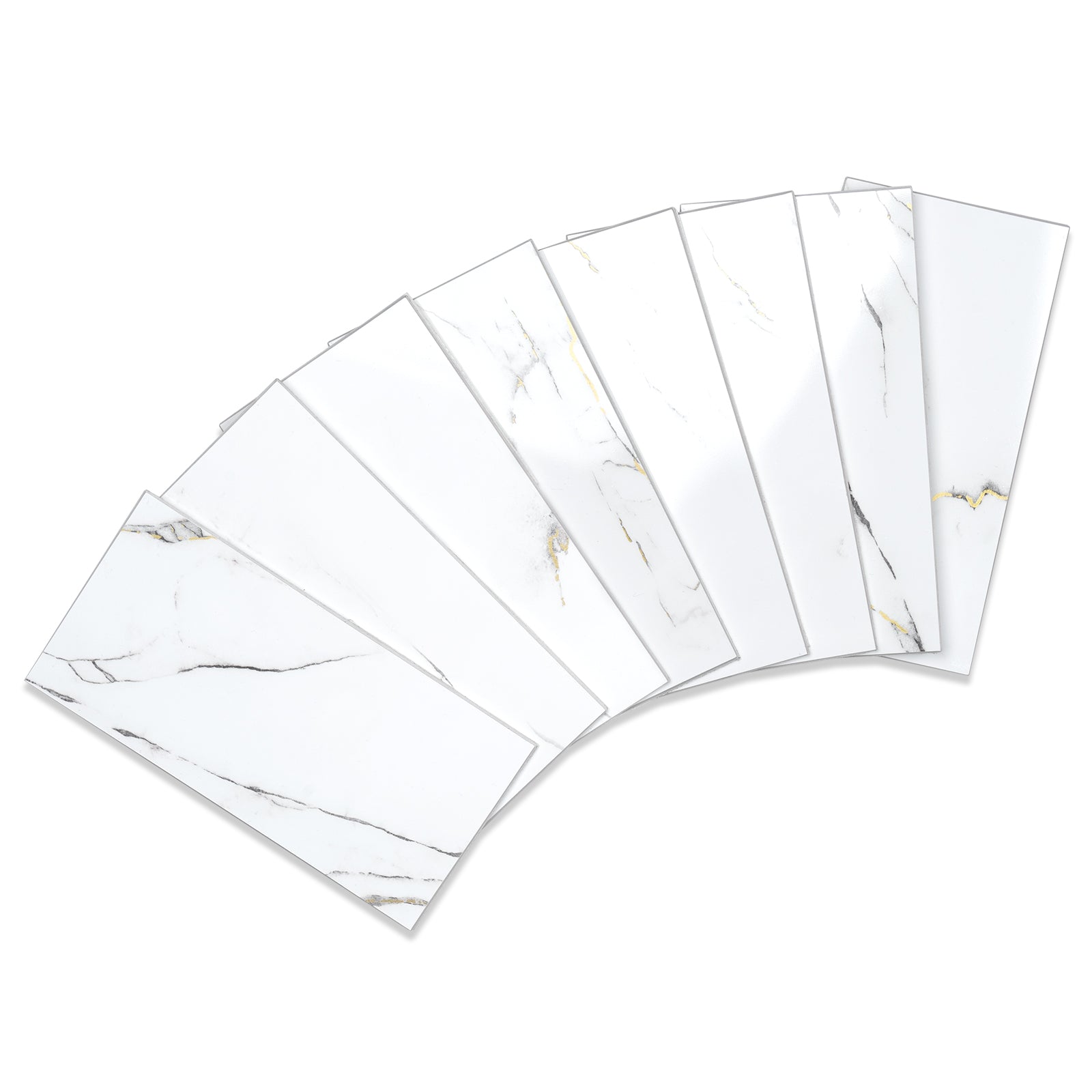 Polished Carat Gold Peel and Stick Tile