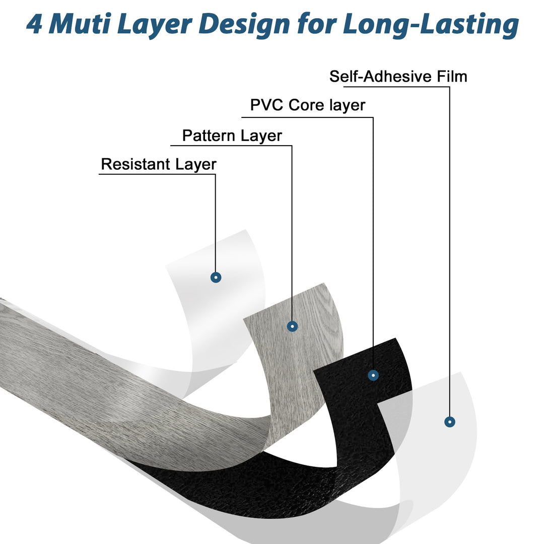 4muti layer design floor tiles