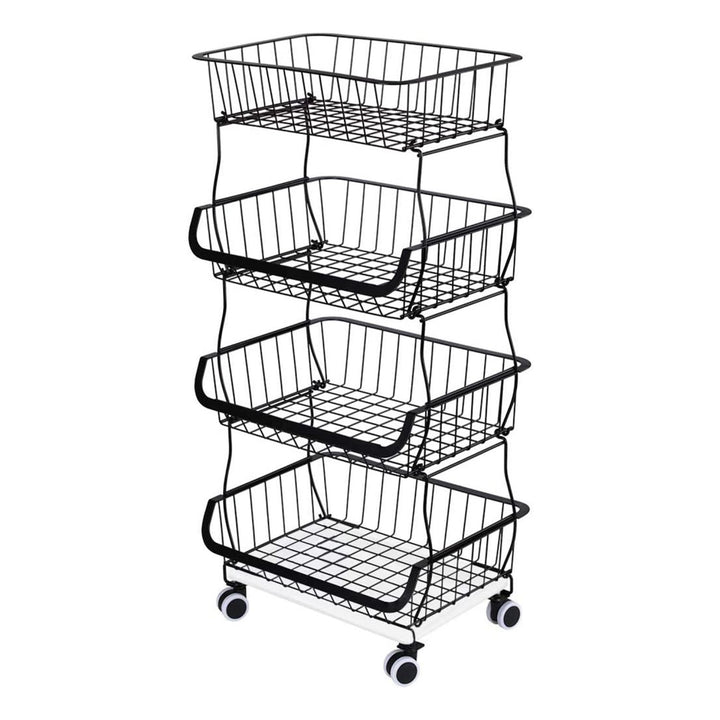 Fruit Vegetable Storage Basket for Kitchen - 4 tier