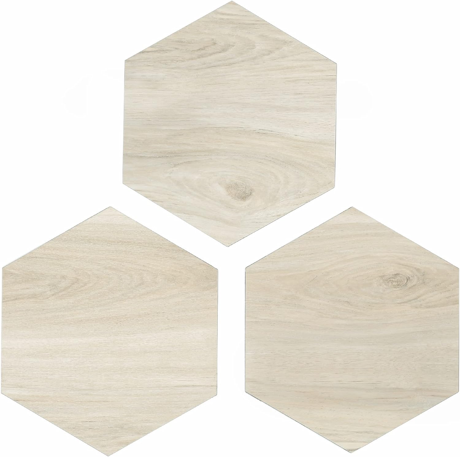 Pistachio Hexagon Peel and Stick Floor Tile